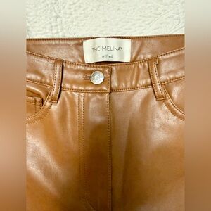 Wilfred The Melina Brown Vegan Leather pants